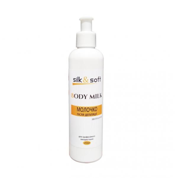 Молочко ТМ Silk&Soft після депіляції.